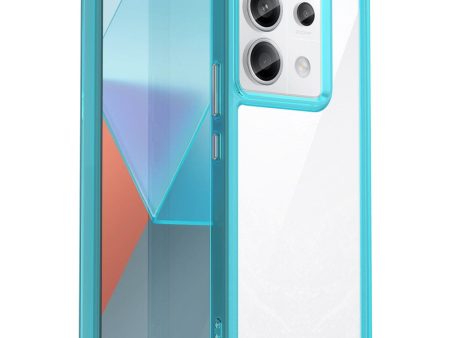 Xiaomi Redmi Note 13 Pro 5G   Xiaomi Poco X6 smart acrylic cover - Transparent Blue Discount