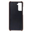 Dual Card case - Samsung Galaxy S21 FE - Brown For Sale