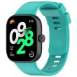 Xiaomi Redmi Watch 4   Smart Band 8 Pro Smartwatch Band Replacement Silicone Strap - Teal Fashion