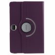 Honor Pad 9 Case Scratch-resistant Vegan Leather Tablet Cover with Rotating Stand - Purple Online now