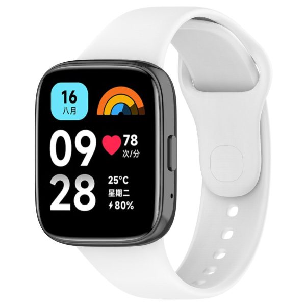 Xiaomi Redmi Watch 3 Active   Lite 3 silicone strap - White For Discount