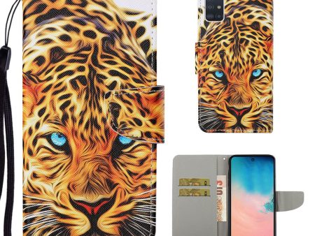 Wonderland Samsung Galaxy A71 flip case - Leopard Hot on Sale