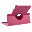 Honor Pad 9 Case Scratch-resistant Vegan Leather Tablet Cover with Rotating Stand - Rose Sale