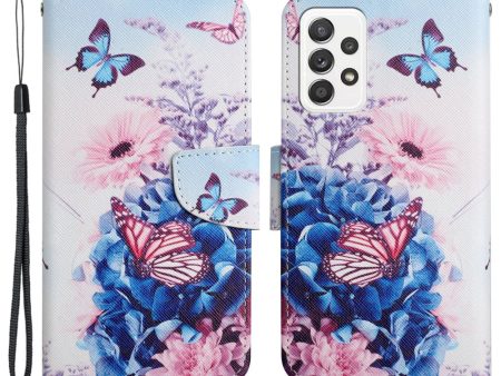 Wonderland Samsung Galaxy A53 5G flip case - Purple Butterfly Online Hot Sale