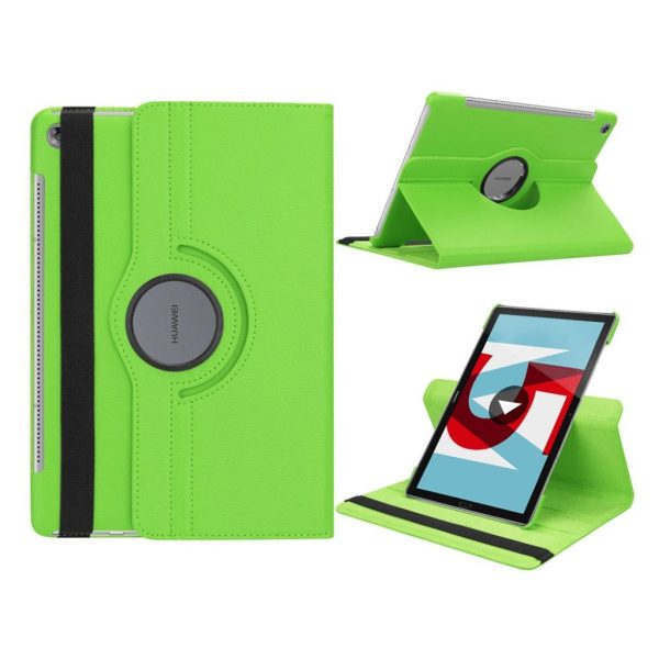 Huawei MediaPad M5 10 litchi grain PU leather flip case - Green Supply