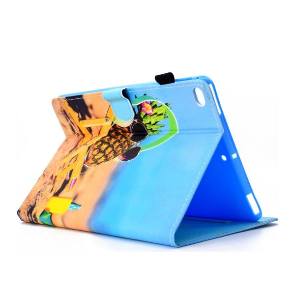 Pattern Printing Stand Leather Tablet Case iPad 9.7 (2018)   9.7 (2017)   Air 2   Air - Cool Pineapple Sale