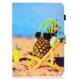 Pattern Printing Stand Leather Tablet Case iPad 9.7 (2018)   9.7 (2017)   Air 2   Air - Cool Pineapple Sale