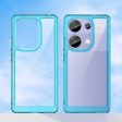 Xiaomi Redmi Note 13 4G Pro   Xiaomi Poco M6 Pro smart acrylic cover - Transparent Blue For Sale