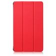 Samsung Galaxy Tab A7 Lite tri-fold leather flip case - Red Online Sale