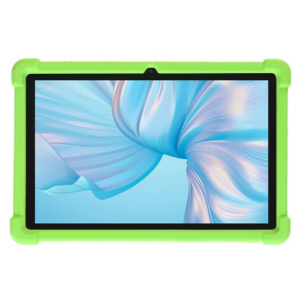 Blackview Tab 80 10.1 (2023) Tablet Case Bump Resistant Kickstand Soft Silicone Protective Cover - Green Online now