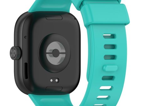 Xiaomi Redmi Watch 4   Smart Band 8 Pro Silicone Wrist Strap with Watch Case - Teal Hot on Sale