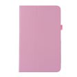 Litchi Grain Smart Leather Case Samsung Galaxy Tab A 10.1 (2016) T580 T585 - Pink Online now