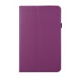 Litchi Grain Smart Leather Case Samsung Galaxy Tab A 10.1 (2016) T580 T585 - Purple Online Sale