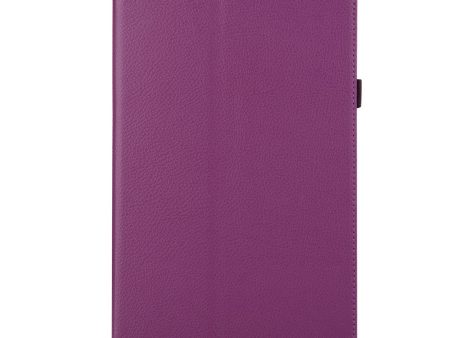 Litchi Grain Smart Leather Case Samsung Galaxy Tab A 10.1 (2016) T580 T585 - Purple Online Sale