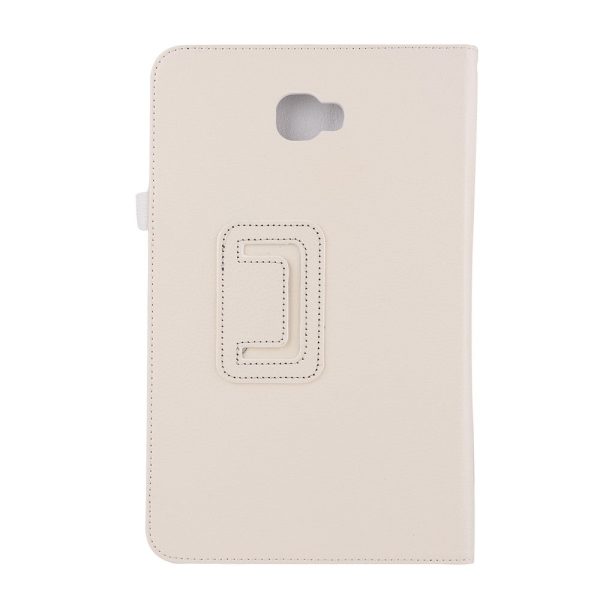 Litchi Grain Smart Leather Case Samsung Galaxy Tab A 10.1 (2016) T580 T585 - Beige Fashion