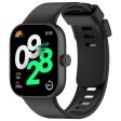 Xiaomi Redmi Watch 4   Smart Band 8 Pro Smartwatch Band Replacement Silicone Strap - Black Online