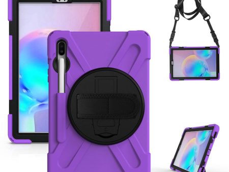 Samsung Galaxy Tab S6 X-Shape durable case - Purple Discount