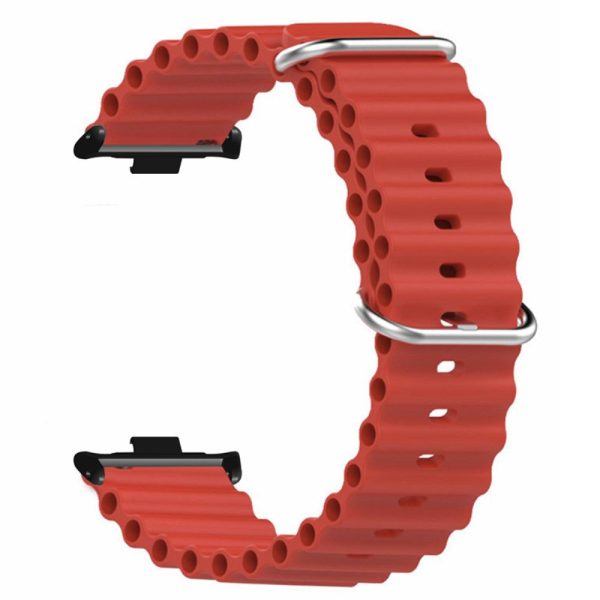 Xiaomi Redmi Watch 4 Silicone Watch Band Wrist Strap with Alloy Connector - Red Cheap