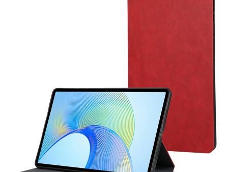 Honor Pad X9   Pad X8 Pro Tablet Case Leather and Flexible Dual Layer Protection Cover - Red Online