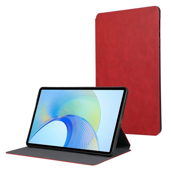 Honor Pad X9   Pad X8 Pro Tablet Case Leather and Flexible Dual Layer Protection Cover - Red Online