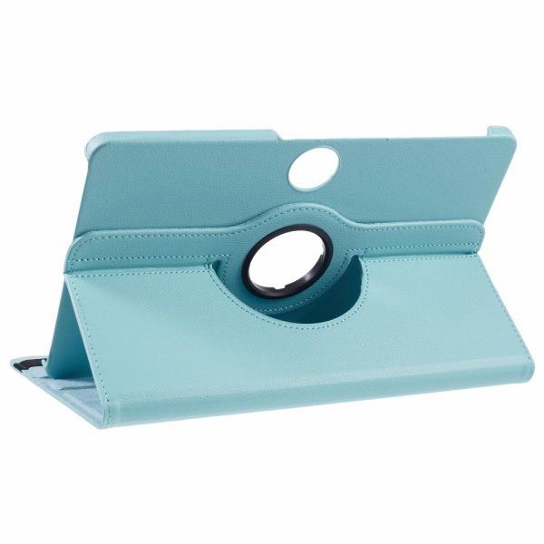 Honor Pad 9 Case Scratch-resistant Vegan Leather Tablet Cover with Rotating Stand - Baby Blue Cheap