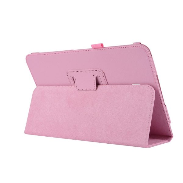 Litchi Grain Smart Leather Case Samsung Galaxy Tab A 10.1 (2016) T580 T585 - Pink Online now