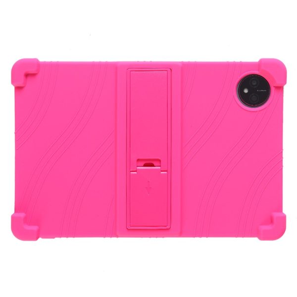 Blackview Tab 80 10.1 (2023) Tablet Case Bump Resistant Kickstand Soft Silicone Protective Cover - Rose Online Hot Sale