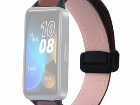 Xiaomi Smart Band 8 Watch Band Magnetic PU Leather and Metal Strap Replacement - Coffee Supply