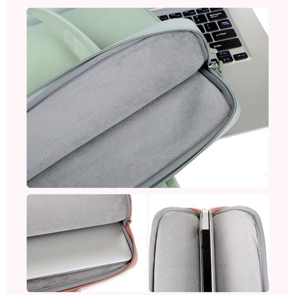 C81-13-13.3   Laptop Case Portable Notebook Bag with Plush Lining Businees Storage Bag - Grey on Sale