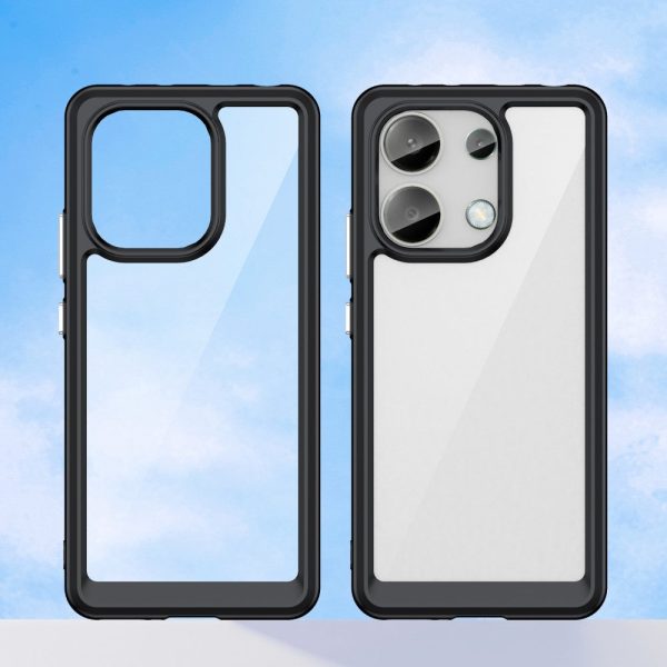 Xiaomi Redmi Note 13 smart acrylic cover - Black Fashion