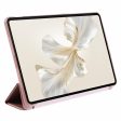 Honor Pad 9 Case Scratch Resistant Vegan Leather and Silicone Tri-fold Stand Tablet Cover - Rose Gold Cheap