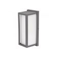 Duralite Zen Bulkhead Vertical Eyelid E27 in Black or Silver Superlux Lighting - DUW8270-BL, DUW8270-SI Online Sale