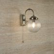 Etta Indoor Wall Light in Antique Brass or Chrome Discount