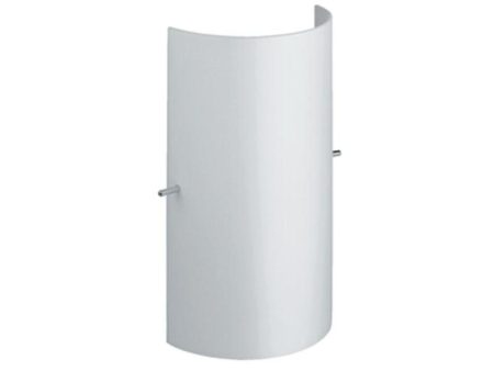 Curved Glass Vertical Indoor Wall Light E27 in White Superlux Lighting - WL2198 Sale