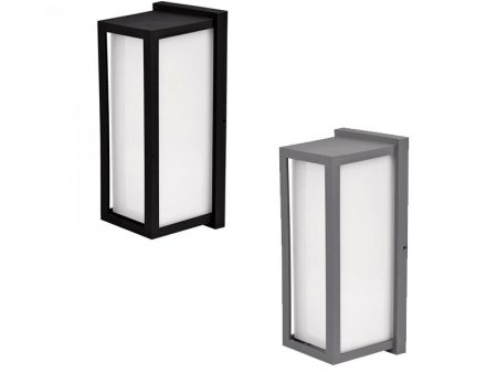 Duralite Zen Bulkhead Vertical Eyelid E27 in Black or Silver Superlux Lighting - DUW8270-BL, DUW8270-SI Online Sale