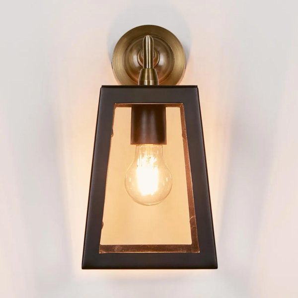 Ibiza Indoor Wall Light in Antique Brass Discount