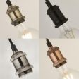 Edison Cord Pendant Light Available in 4 Colours Supply