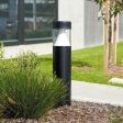 Eclipse LED Bollard Light 22w in Black or Silver For Sale