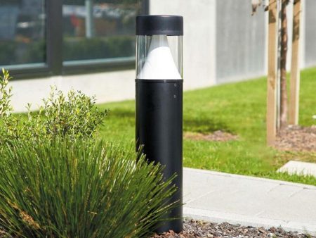 Eclipse LED Bollard Light 22w in Black or Silver For Sale