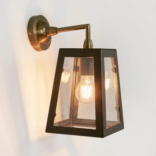 Ibiza Indoor Wall Light in Antique Brass Discount