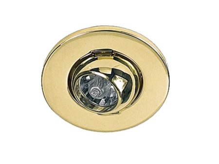 Eyeball Tiltable Cabinet Light 20w G4 in Brass Superlux Lighting - SVU-365 on Sale