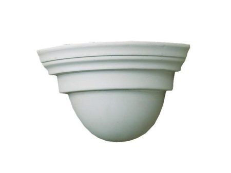 Corner European Plaster Wall Light R7s in White Superlux Lighting - WL1669 For Sale